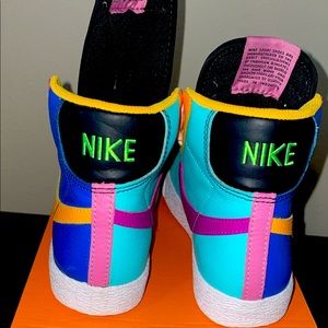 Unisex multicolored Nike Blazers  (youth) size 4